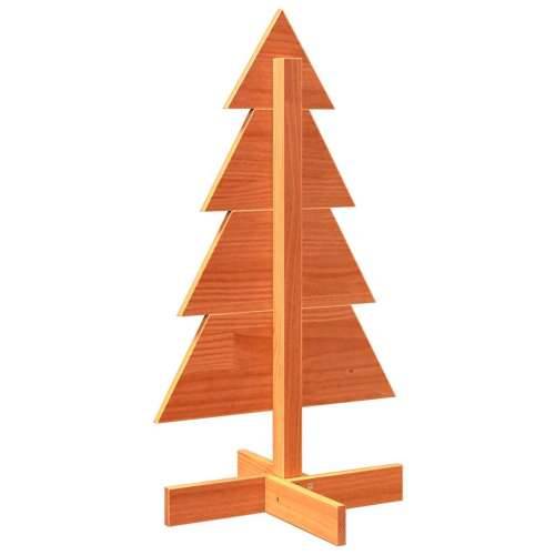 Drveno ukrasno božićno drvce voštano smeđi 80 cm od borovine - Voštano smeđa 80 cm 1 Cijena