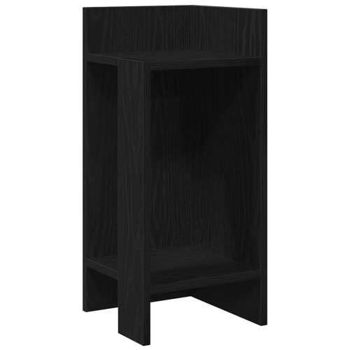 Pomoćni stolići 2 kom s policom crni 25,5x27x60 cm - Crna 2 Cijena