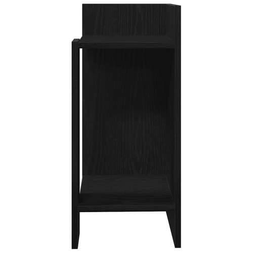 Pomoćni stolići 2 kom s policom crni 25,5x27x60 cm - Crna 2 Cijena