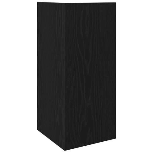 Pomoćni stolići 2 kom s policom crni 25,5x27x60 cm - Crna 2 Cijena