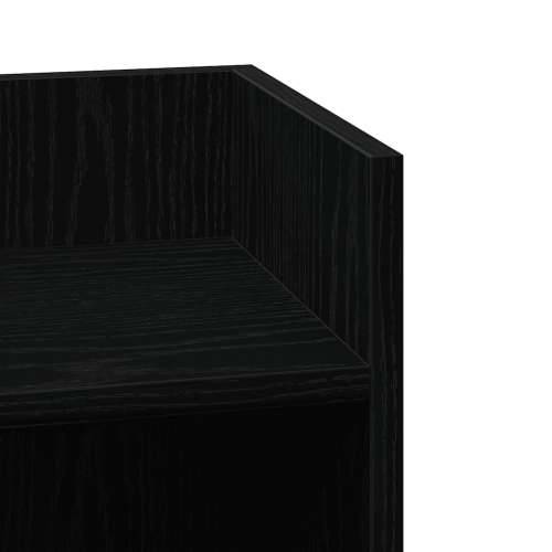 Pomoćni stolići 2 kom s policom crni 25,5x27x60 cm - Crna 2 Cijena