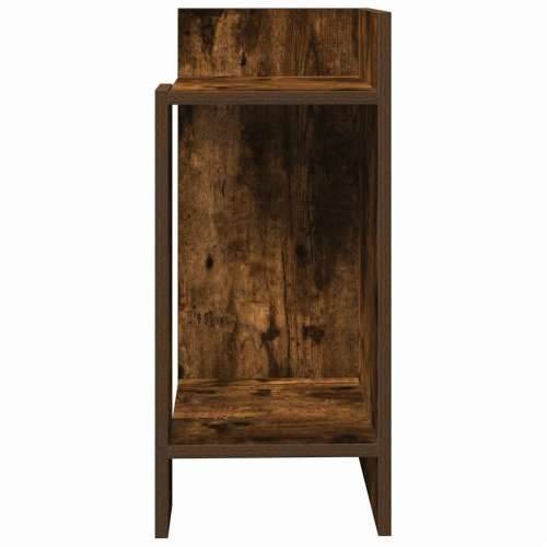 Pomoćni stolići 2 kom s policom boja hrasta 25,5x27x60 cm - Dimljeni hrast 2 Cijena