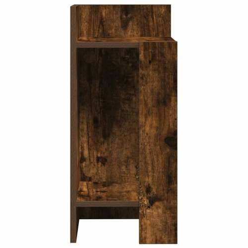Pomoćni stolići 2 kom s policom boja hrasta 25,5x27x60 cm - Dimljeni hrast 2 Cijena