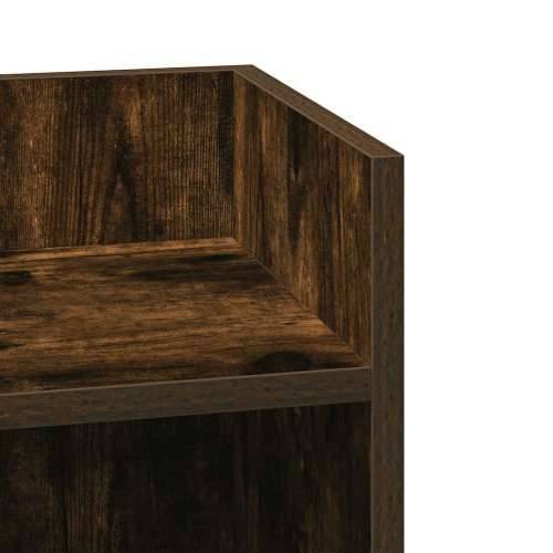 Pomoćni stolići 2 kom s policom boja hrasta 25,5x27x60 cm - Dimljeni hrast 2 Cijena