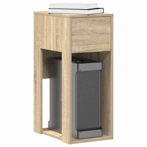 Tower stalak za računalo s ladicom boja hrasta 30x44x74 cm - sonoma hrast Cijena