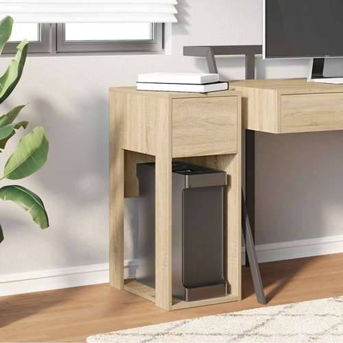 Tower stalak za računalo s ladicom boja hrasta 30x44x74 cm - sonoma hrast Cijena