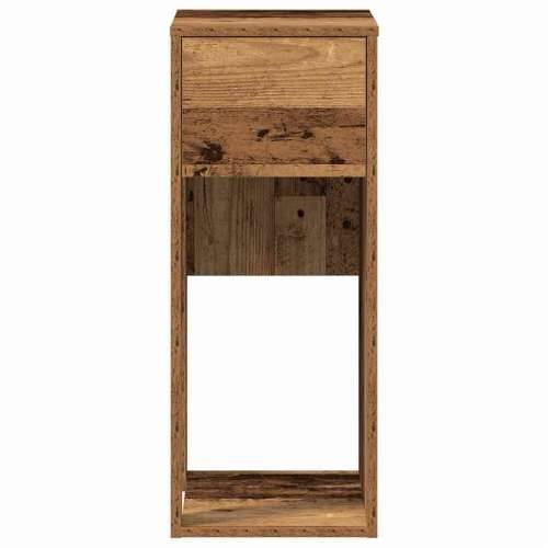 Tower stalak za računalo s ladicom boja staro drvo 30x44x74 cm - Staro drvo Cijena