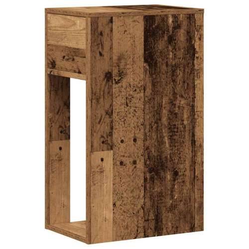Tower stalak za računalo s ladicom boja staro drvo 30x44x74 cm - Staro drvo Cijena