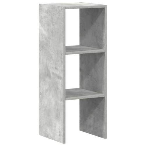 Regal za knjige složive 30x30x80 cm konstruiranog drvo - Beton siva 1 Cijena