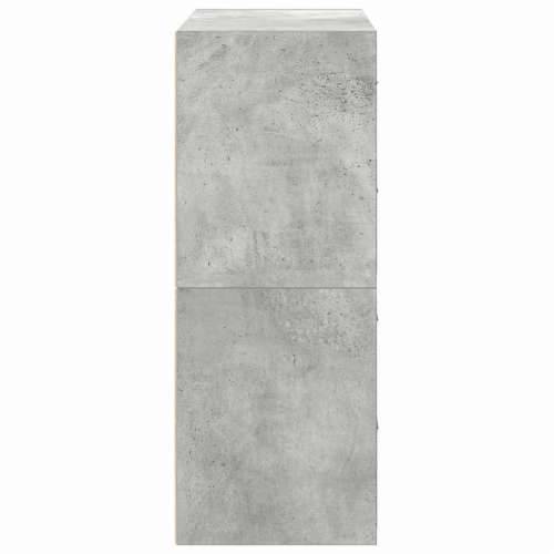 Ormari s 2 ladice 2 kom boja hrast 60x31x40cm konstruirano drvo - Beton siva 2 Cijena