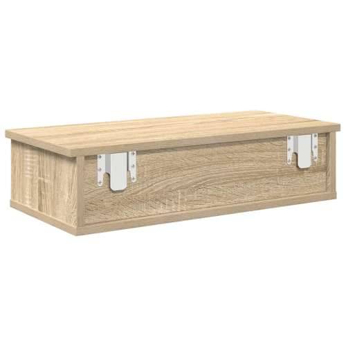 Zidna polica s ladicama sonoma hrast konstruirano drvo - sonoma hrast 60 x 25 x 15 cm 1 Cijena