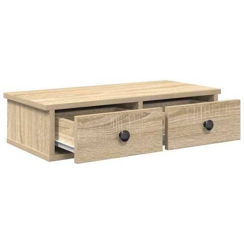Zidna polica s ladicama sonoma hrast konstruirano drvo - sonoma hrast 60 x 25 x 15 cm 1 Cijena