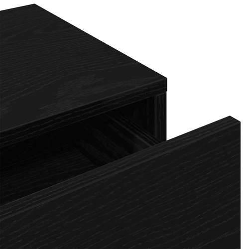 Zidna polica s ladicama crna 60x26,5x15 cm izrađeno drvo - Crna 60 x 26.5 x 15 cm 1 Cijena