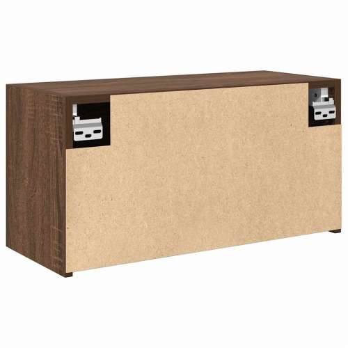 Kupaonski zidni ormarić smeđi hrast 60x25x30 cm izrađeno drvo - Smeđi hrast 60 x 25 x 30 cm 1 Cijena