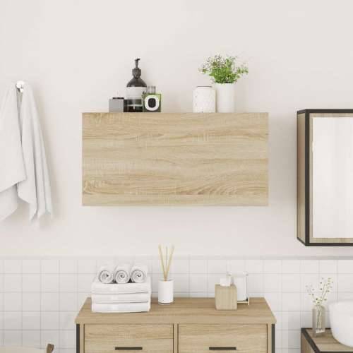 Kupaonski zidni ormarić sonoma hrast 80x25x40 cm izrađeno drvo - sonoma hrast 80 x 25 x 40 cm 1 Cijena