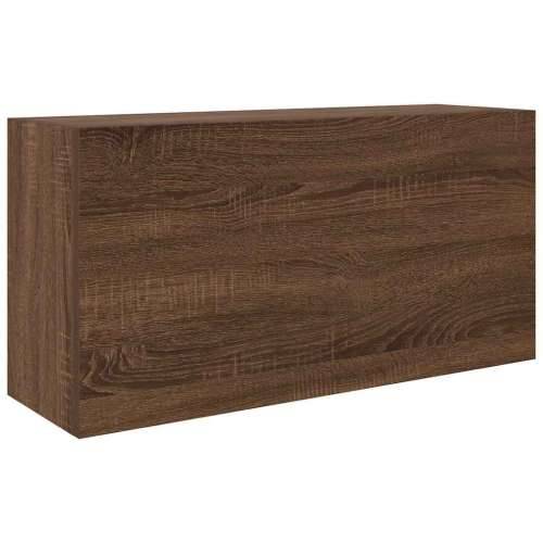 Kupaonski zidni ormarić smeđi hrast 80x25x40 cm izrađeno drvo - Smeđi hrast 80 x 25 x 40 cm 1 Cijena