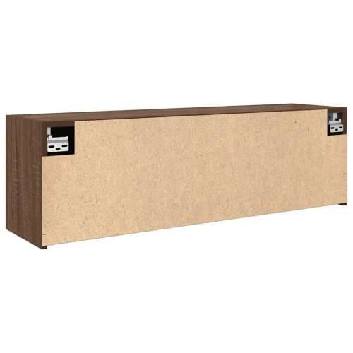 Kupaonski zidni ormarić smeđi hrast 100x25x30 cm izrađeno drvo - Smeđi hrast 100 x 25 x 30 cm 1 Cijena