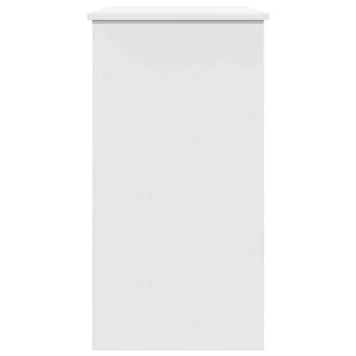Radni stol bijeli 80 x 40 x 75 cm od iverice - Bijela Cijena