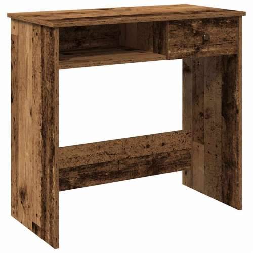 Radni stol boja starog drva 80 x 40 x 75 cm konstruirano drvo - Staro drvo Cijena