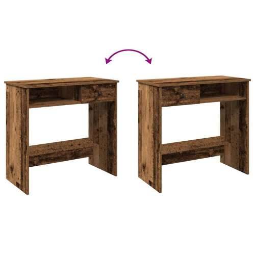 Radni stol boja starog drva 80 x 40 x 75 cm konstruirano drvo - Staro drvo Cijena