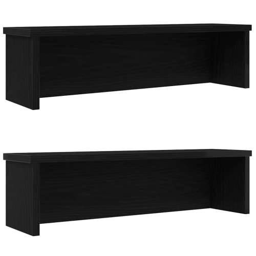 Kuhinjski stalci koji se mogu složiti 2 kom crni 60x15x16 cm - Crna 60 x 15 x 16 cm 2 Cijena