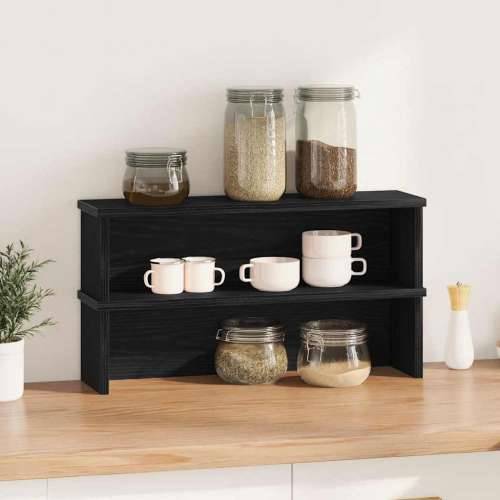 Kuhinjski stalci koji se mogu složiti 2 kom crni 60x15x16 cm - Crna 60 x 15 x 16 cm 2 Cijena