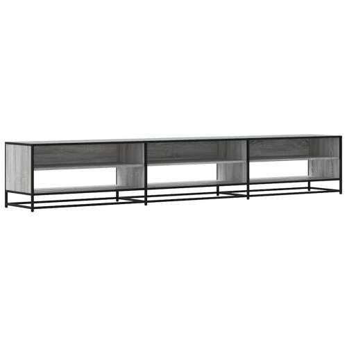 TV ormarić sivi Sonoma 270x40x46 cm izrađeno drvo - Sivi hrast sonoma 1 270 cm Cijena