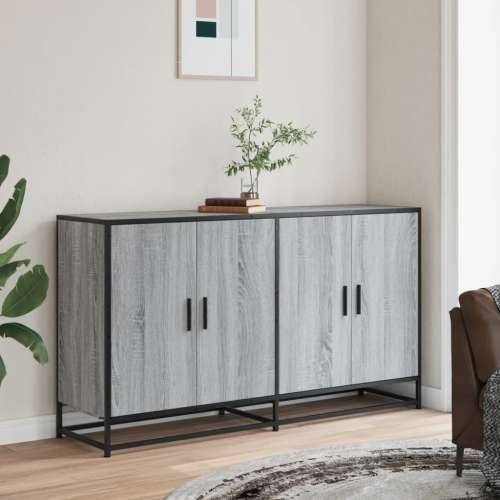 Komoda Siva Sonoma 134x35x76 cm Konstruirano drvo - Sivi hrast sonoma 1 Cijena