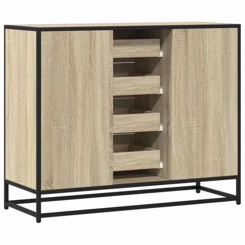 Komoda sonoma hrast 92x35x76 cm izrađeno drvo - sonoma hrast 1 Cijena