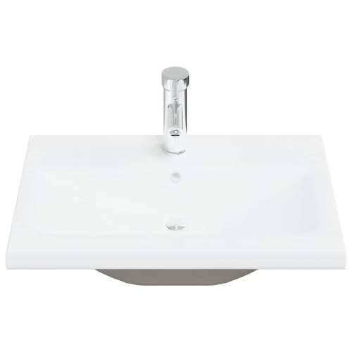 5-dijelni set kupaonskog namještaja siva boja betona drveni - Beton siva 60 x 38.5 x 46 cm 1 5 Cijena