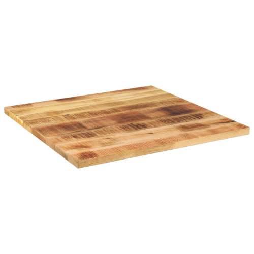 Ploča stola 70x70x3,8 cm četvrtasto puno drvo grubo mango - Grubo drvo manga (prirodno) 70 x 70 cm 1 38 mm Cijena