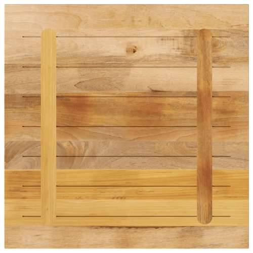 Ploča stola 70x70x3,8 cm četvrtasto puno drvo grubo mango - Grubo drvo manga (prirodno) 70 x 70 cm 1 38 mm Cijena