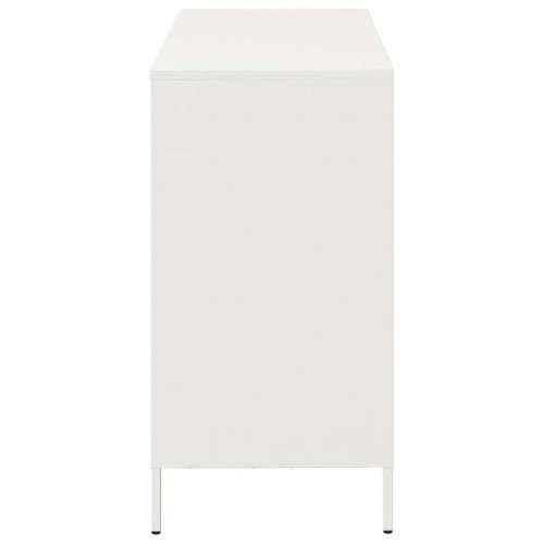Komoda bijela 101,5x39x73,5 cm hladno valjani čelik - Bijela 1 101.5 cm Cijena