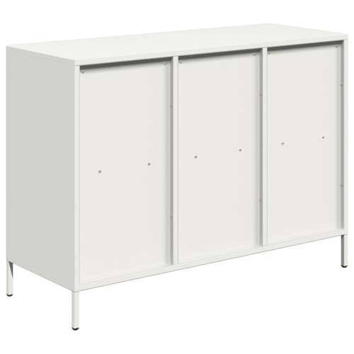 Komoda bijela 101,5x39x73,5 cm hladno valjani čelik - Bijela 1 101.5 cm Cijena