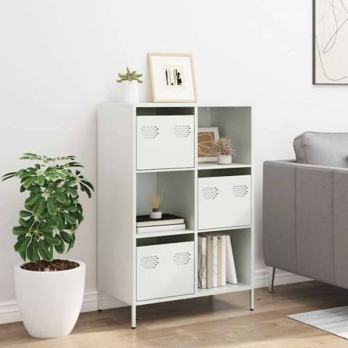 Visoka komoda bijela 68x39x103,5 cm čelična Bijela 1 Cijena