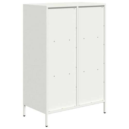 Visoka komoda bijela 68x39x103,5 cm čelična Bijela 1 Cijena