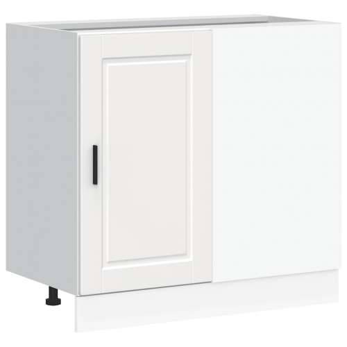Donji kuhinjski ormarić Porto bijeli konstruirano drvo - Bijela 1 1 x kutni donji ormarić (1 vrata) 86 cm Cijena