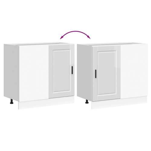 Donji kuhinjski ormarić Porto sjaj bijeli konstruirano drvo - Visoko sjajno bijela 86 x 46 x 81.5 cm 1 1x corner bottom cabinet  Cijena