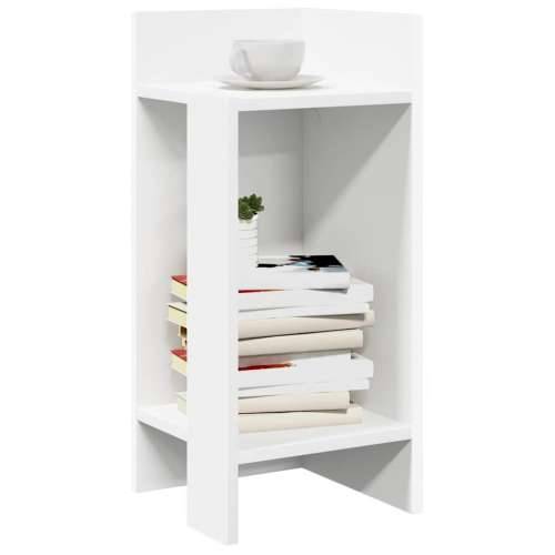 Pomoćni stolići 2 kom s policom bijeli 25,5x27x60 cm - Bijela 2 Cijena
