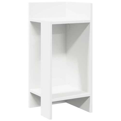 Pomoćni stolići 2 kom s policom bijeli 25,5x27x60 cm - Bijela 2 Cijena