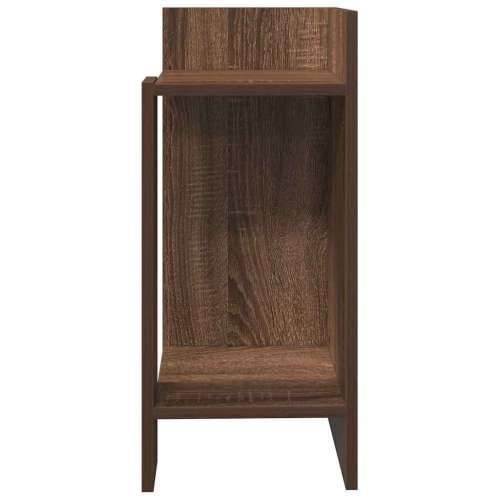 Pomoćni stolići 2 kom s policom boja smeđeg hrasta 25,5x27x60cm - Smeđi hrast 2 Cijena
