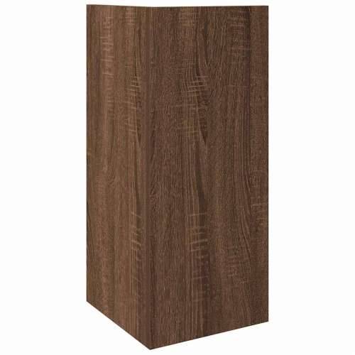 Pomoćni stolići 2 kom s policom boja smeđeg hrasta 25,5x27x60cm - Smeđi hrast 2 Cijena