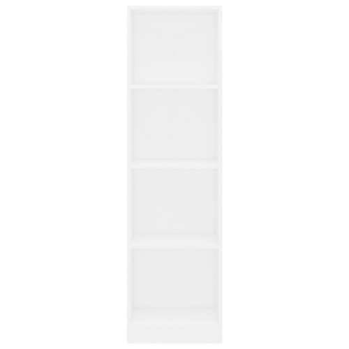 Ormarić za knjige s 4 razine bijeli 40 x 24 x 142 cm od iverice Cijena