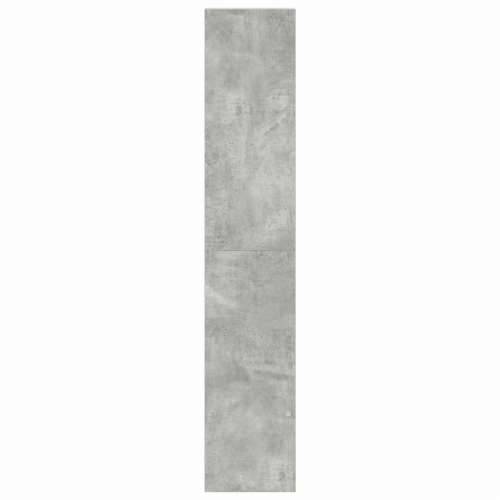 Police za knjige 2 kom složive 30x30x80 cm konstruirano drvo - Beton siva 2 1 Cijena