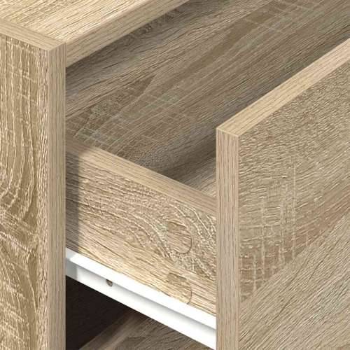 Ormarić s 2 ladice boja hrast 60x31x40 cm konstruirano drvo - sonoma hrast 1 Cijena