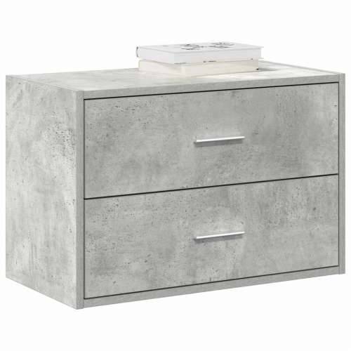 Ormarić s 2 ladice boja hrast 60x31x40 cm konstruirano drvo - Beton siva 1 Cijena