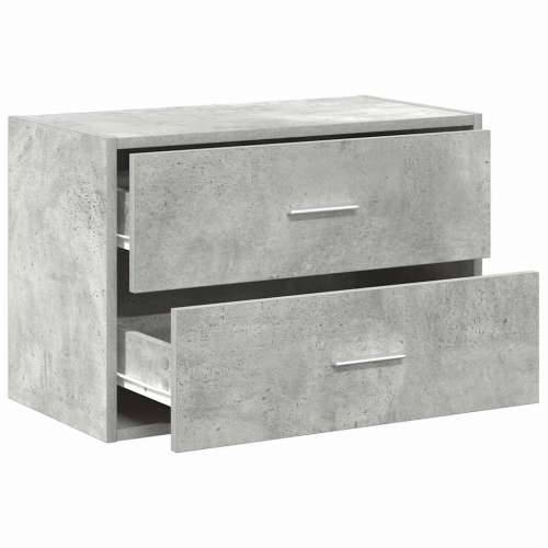 Ormarić s 2 ladice boja hrast 60x31x40 cm konstruirano drvo - Beton siva 1 Cijena