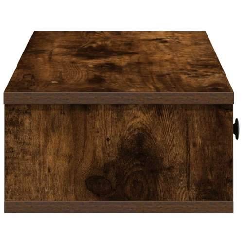 Zidna polica s ladicama dimljeni hrast 60x28x15 cm - Dimljeni hrast 60 x 25 x 15 cm 1 Cijena