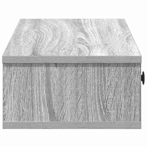 Zidna polica s ladicama siva sonoma konstruirano drvo - Sivi hrast sonoma 100 x 34 x 19 cm 1 Cijena