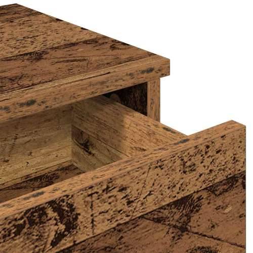 Zidna polica s ladicama staro drvo konstruirano drvo - Staro drvo 100 x 34 x 19 cm 1 Cijena